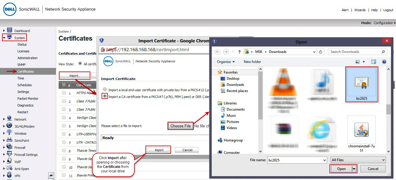 dyndns on sonicwall Cannot Display