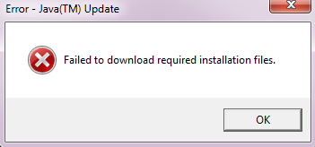 Download failed from java oracle com ошибка